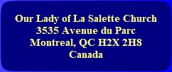Find La Salette Parishes